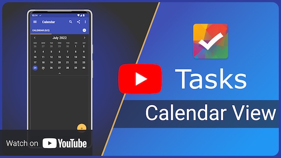 Calendar view - YouTube