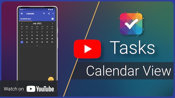 Calendar view - YouTube